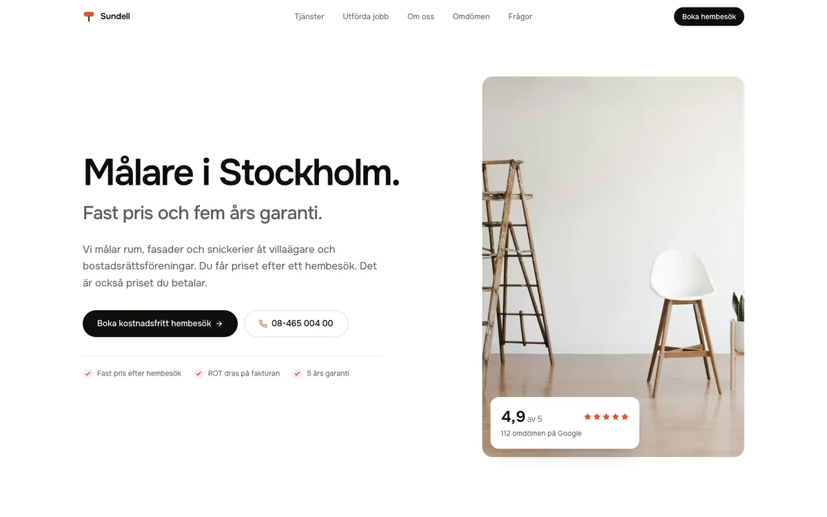 Skärmbild av Sund