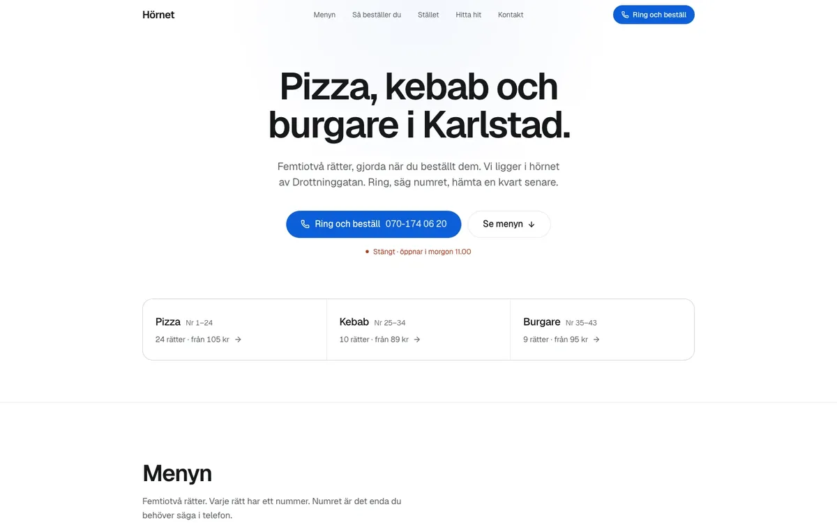 Skärmbild av Tall