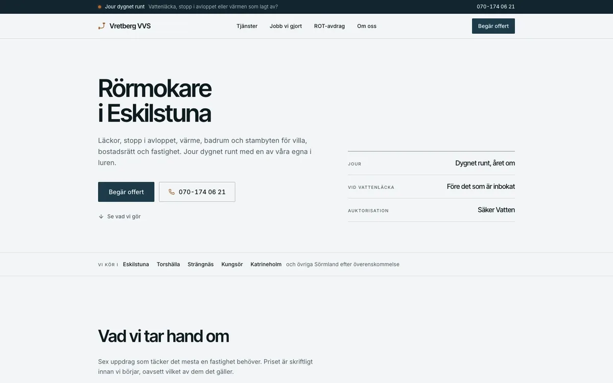 Skärmbild av Trana