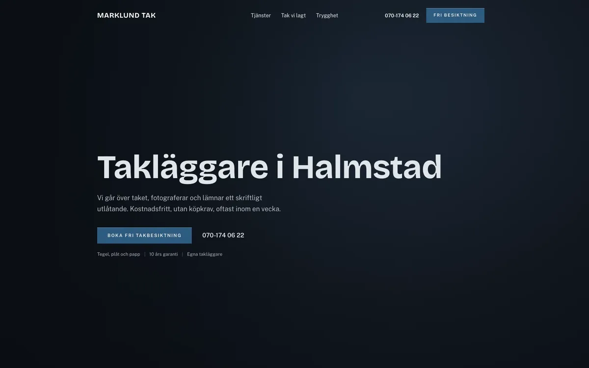 Skärmbild av Trast